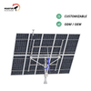 Rastreador solar 6Kw para fazenda Sistema de rastreamento solar de alta eficiência que rastreia rastreador solar para uso doméstico